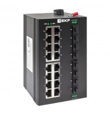 Промышленный неуправляемый коммутатор U-8GX/SFP-16GT, 8 портов 1000Base-X SFP, 16 портов 10/100/1000Base-T(X) RJ45, монтаж на динрейку TSX TSX-U-8GX/