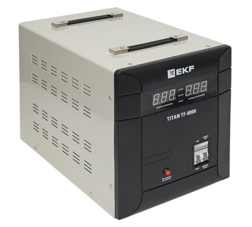 Стабилизатор напряжения электронный напольного исполнения TITAN -TF-8000  stab-TF-8000 EKF