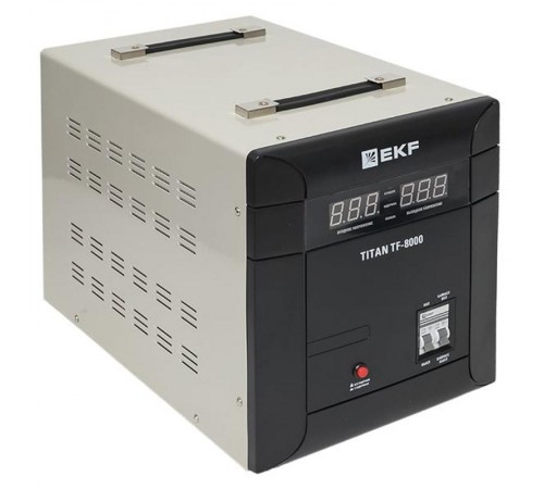 Стабилизатор напряжения электронный напольного исполнения TITAN -TF-8000  stab-TF-8000 EKF