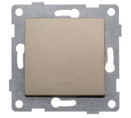 Ugra Выключатель 1кл., СУ , 10А, 250В, шампань  С11В1-027  GUSI Electric