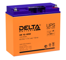 HR 12-80 W Delta Аккумуляторная батарея  4614010630007  DELTA