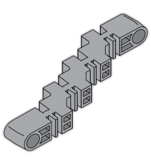 Держатель ступенчатый для шины медной1STQ007429A0000  ABB