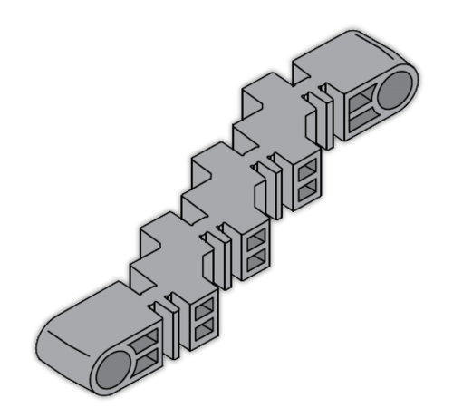 Держатель ступенчатый для шины медной1STQ007429A0000  ABB