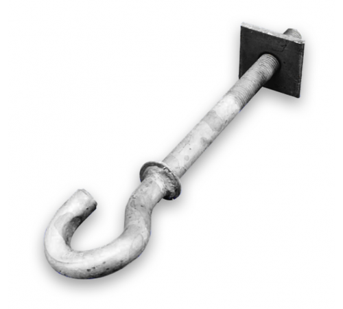 Крюк M20, L=320, сквозной  SOT21.02  Ensto