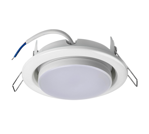 Светильник точечный встраиваемый под лампу ДВО PGX53 10639.1 15Вт GX53 IP20 белый  1016744  Jazzway