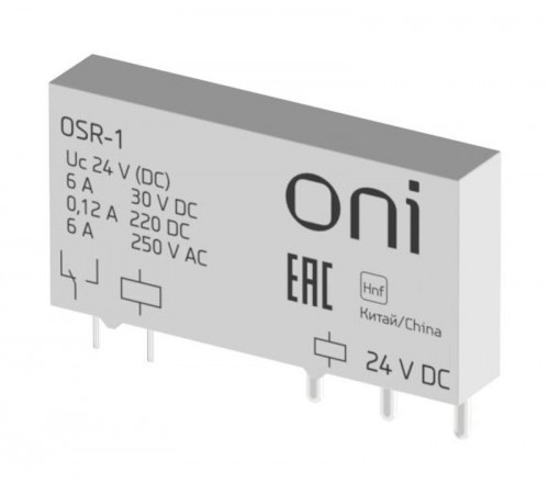 Реле ультратонкое OSR 1C 24В DC   OSR-1  ONI