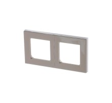 ABB Levit Кофе макиато / белый Рамка 2-ая  3901H-A05020 18W  2CHH015020A6018  ABB