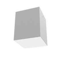 Светодиодный светильник DL-Box накладной 15 Вт 3000 К 140x140x170 мм RAL9003 белый муар с рассеивателем опал  V1-R0-00819-20000-2001530  VARTON