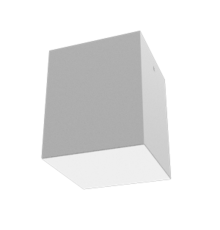 Светодиодный светильник DL-Box накладной 15 Вт 3000 К 140x140x170 мм RAL9003 белый муар с рассеивателем опал  V1-R0-00819-20000-2001530  VARTON