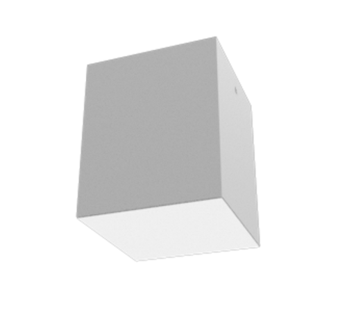 Светодиодный светильник DL-Box накладной 15 Вт 3000 К 140x140x170 мм RAL9003 белый муар с рассеивателем опал  V1-R0-00819-20000-2001530  VARTON