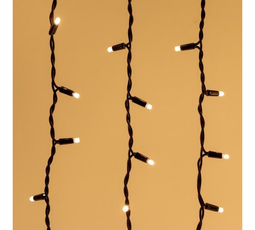 Светодиодная гирлянда ARD-CURTAIN-PRO-2000x3000-BLACK-760LED-STD WARM (230V, 70W)  026065  Arlight