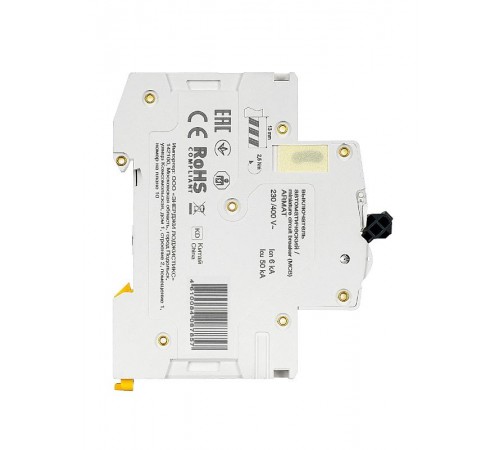 Выключатель автоматический трехполюсный M06N 3P C 1А 6кА ARMAT  AR-M06N-3-C001  IEK