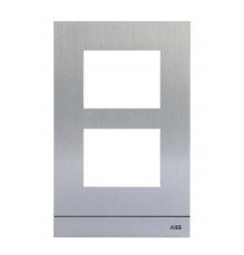 Рамка станции вызова, размер 1/2, серебристый51022CF-A ABB