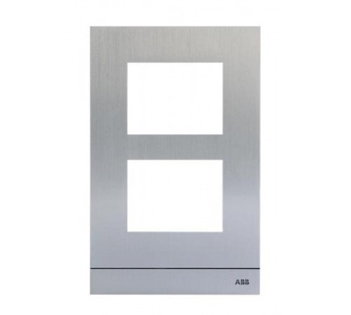 Рамка станции вызова, размер 1/2, серебристый51022CF-A ABB