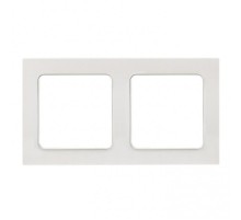 Стокгольм Рамка 2-местная белая PROxima  EXM-G-303-10  EKF