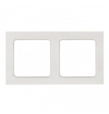 Стокгольм Рамка 2-местная белая PROxima  EXM-G-303-10  EKF