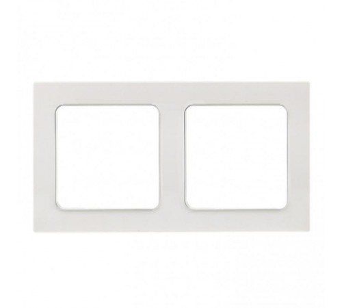 Стокгольм Рамка 2-местная белая PROxima  EXM-G-303-10  EKF