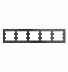 Glossa Графит Рамка 5-ая, горизонтальная  GSL001305  SE