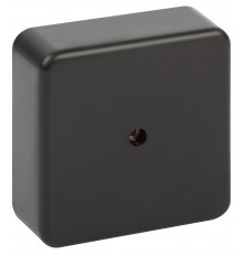 Распаячная коробка  BS-B-75-75-28 75х75х28мм без клеммы черная IP40 BS-B-75-75-28  Б0061809  ЭРА
