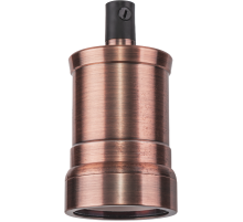 Патрон электрический NLH-V02-006-E27 подвес.метал. черненая мед  61727  Navigator