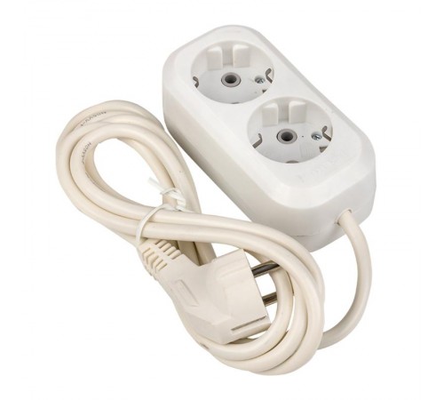 Удлинитель "Эксперт"  2 гнезда 2 метра 16А/3,5кВт с заземлением ПВС 3х1 EKF PROxima  UBA16-310-2-02  EKF