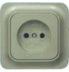 Розетка эльба без з/к платина  Э1-02-14  Рувинил