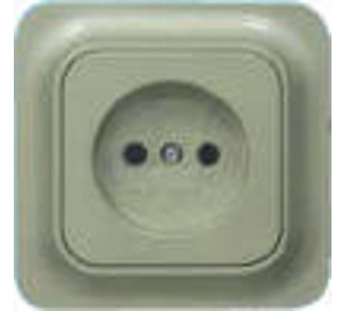 Розетка эльба без з/к платина  Э1-02-14  Рувинил