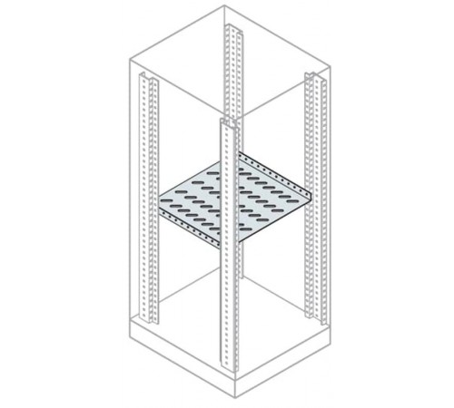 Полка фикс. для 19 рамы,глубина 600мм  EV0600  ABB