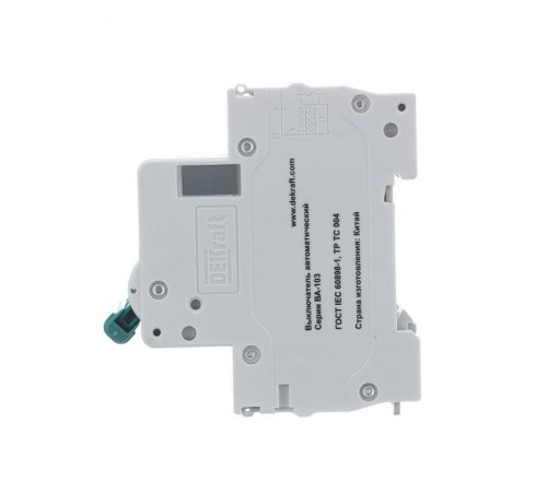 Выключатель автоматический трехполюсный ВА-103 3Р 63А характеристика C 6кА  12311DEK  DEKraft