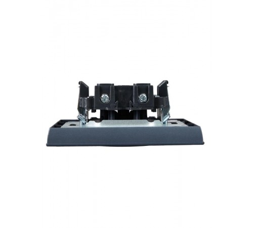 BRITE Розетка без заземления без шторок10А в сборе РСР10-1-0-БрМ маренго  BR-R10-10-K35-F  IEK