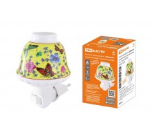 Ночник-аромалампа "Махаон" керамический с выключателем, Е12, 7 Вт, 220 В  SQ0357-0034  TDM