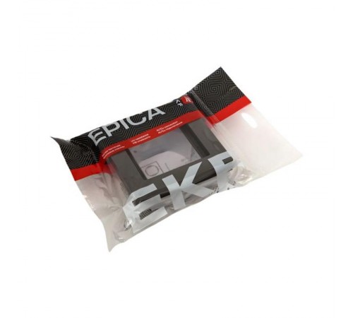 1 - местная рамка, IP44, мокко, пластик Эпика  UP1-FPM-01-44 EKF