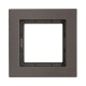 1 - местная рамка, IP44, мокко, пластик Эпика  UP1-FPM-01-44 EKF