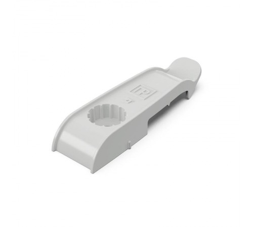 Держатель плоского кабеля односторонний для прямого монтажа на 2 места в гофроящике серый (1200 шт/кор)  PR13.02866  Промрукав