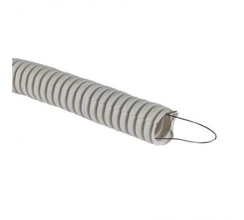 Труба гибкая гофрированная ПВХ 20мм с протяжкой (100м)  tg-z-20  EKF