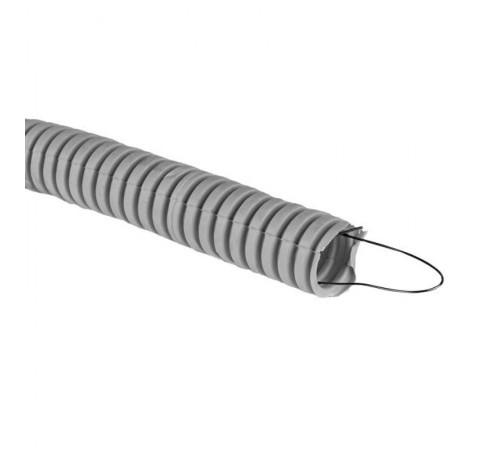 Труба гибкая гофрированная ПВХ 20мм с протяжкой (100м)  tg-z-20  EKF