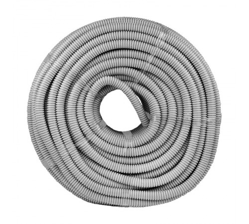 Труба гибкая гофрированная ПВХ 20мм с протяжкой (100м)  tg-z-20  EKF