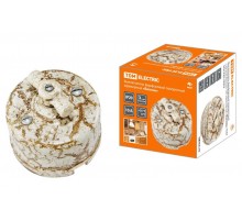 Выключатель фарфоровый поворотный с ручкой (бантик) 10А мраморный "Болонь"  SQ1820-0003  TDM