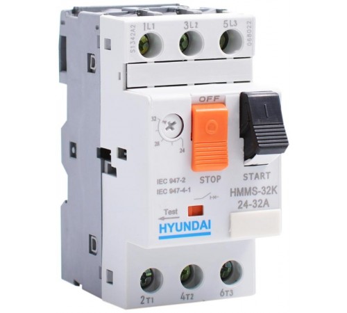 Автомат защиты двигателя MMS32K 02P5 1,6-2,5А 100kA АС400/415В (HYUNDAI)  13.02.000007  HYUNDAI