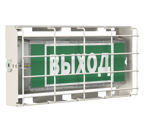 Световой указатель аварийного освещения светодиодный UNIVERSAL BS-941-10x0,3 LED 1ч комбинированный накладной IP65  a14473  Белый свет
