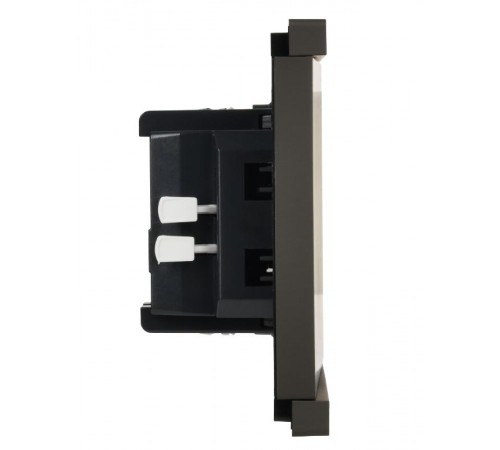 FORTE&PIANO Выключатель 1-клавишный самовозвратн. 10А FP310 серый  FP-V14-0-10-1-K03  IEK