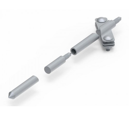 Комплект заземления L-3000 быстрый монтаж D16, гор. цинк, 392316  МЗ-316-ГЦ   Ostec