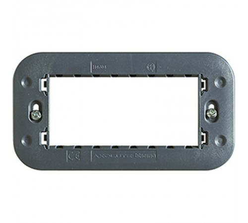 Axolute Суппорт для рамки на 4 модуля, фиксация на винтах  H4704  Legrand