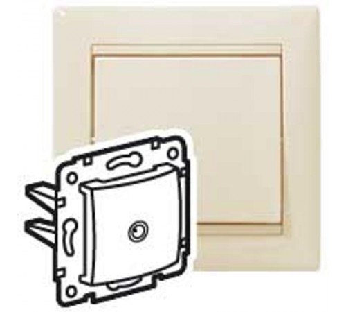 Valena Сл. кость Розетка TV проходная, 14 дБ  774331  Legrand