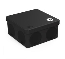 Коробка уравнивания потенциалов (КУП) для прямого монтажа двухкомпон безгалог (HF) черная 100х100х50 (66шт/кор)  IP66  60-0300-9005-У  Промрукав