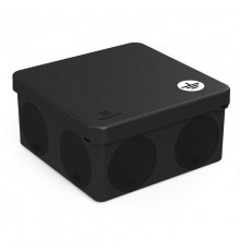 Коробка уравнивания потенциалов (КУП) для прямого монтажа двухкомпон безгалог (HF) черная 100х100х50 (66шт/кор)  IP66  60-0300-9005-У  Промрукав