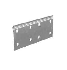 Соединительная пластина усиленная для борта 80 мм "ПЛЮС" INOX304  SPD2plus INOX304  КМ - профиль
