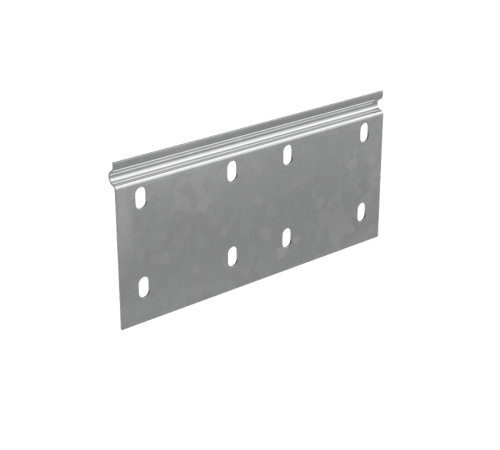 Соединительная пластина усиленная для борта 80 мм "ПЛЮС" INOX304  SPD2plus INOX304  КМ - профиль