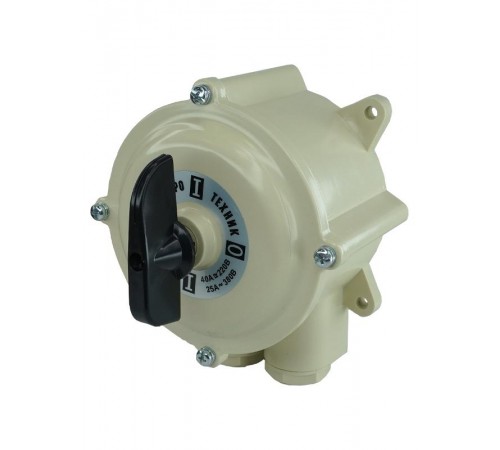 ПВ 3-40 М1 пл. 56 (40А, пластмассовый корпус, IP56), выключатель пакетный (ЭТ)  ET001716  Электротехник