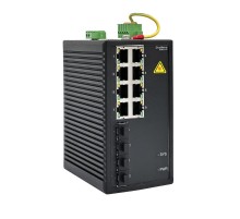 Управляемый промышленный коммутатор Ethernet L2, 8x10/100/1000BaseT, 4x100/1000BaseX SFP  NSETM212T08X04A  SE